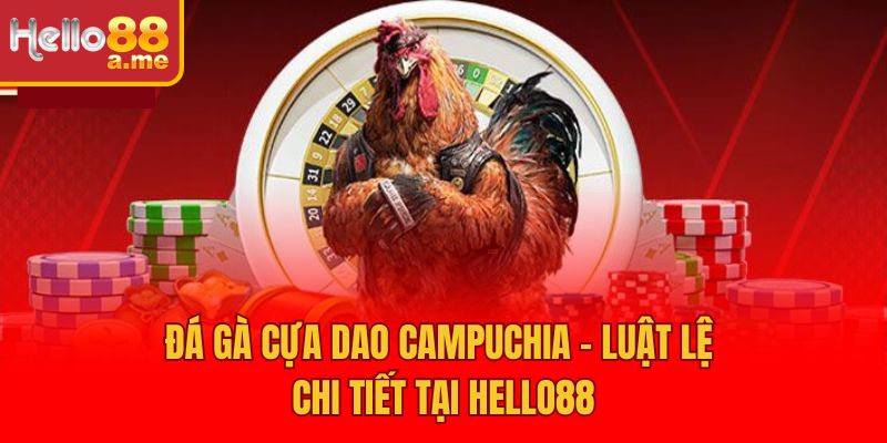 Đá Gà Cựa Dao Campuchia – Luật Lệ Chi Tiết Tại Hello88